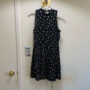 Black Vans Dress with Pink Flowers LABOR DAY SALE